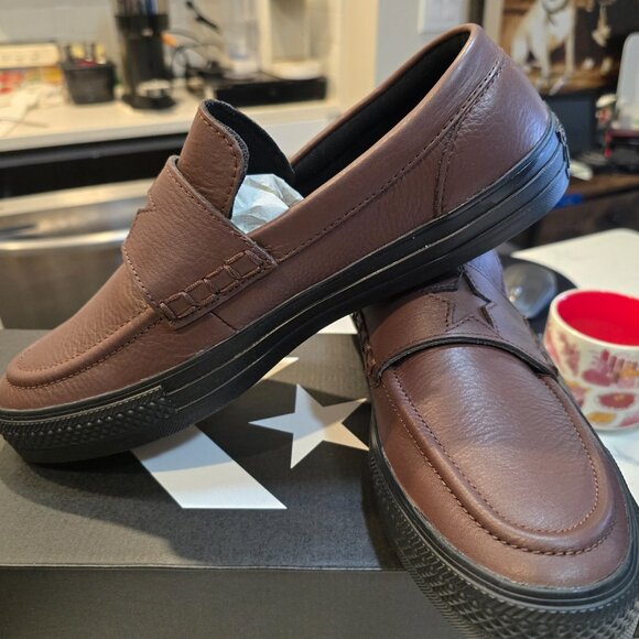 Converse Chuck Taylor All Star Loafer Totally Fudged Brown 2025 shoes Mens SZ 10 - Picture 3 of 16